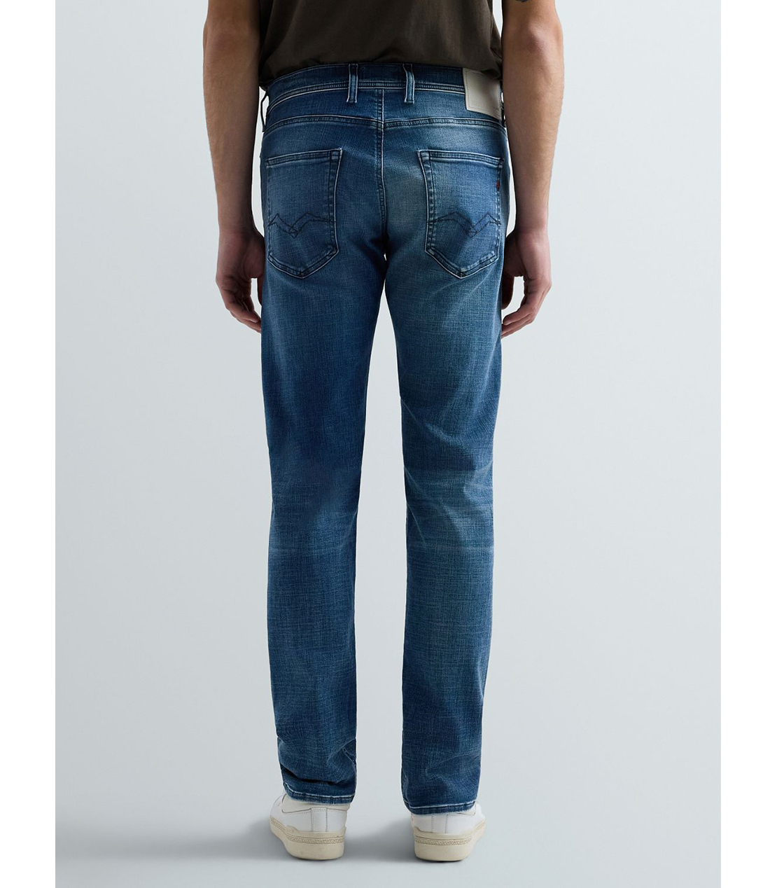 スリムストレートフィットGROVER Hyperflex Matrix ストレッチデニム 詳細画像 ブルー 3